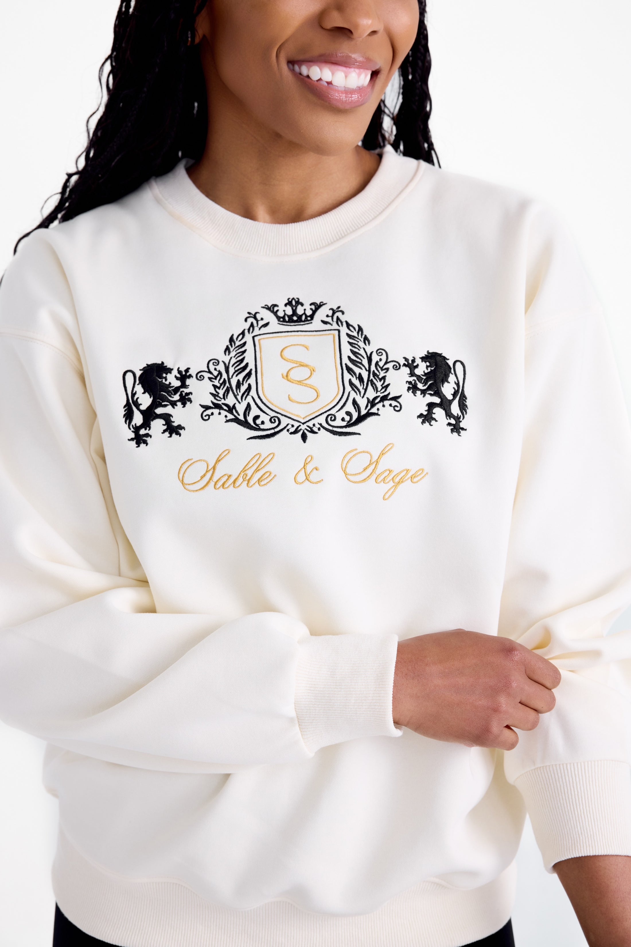 Hancock Lightweight Embroidered Sweatshirt